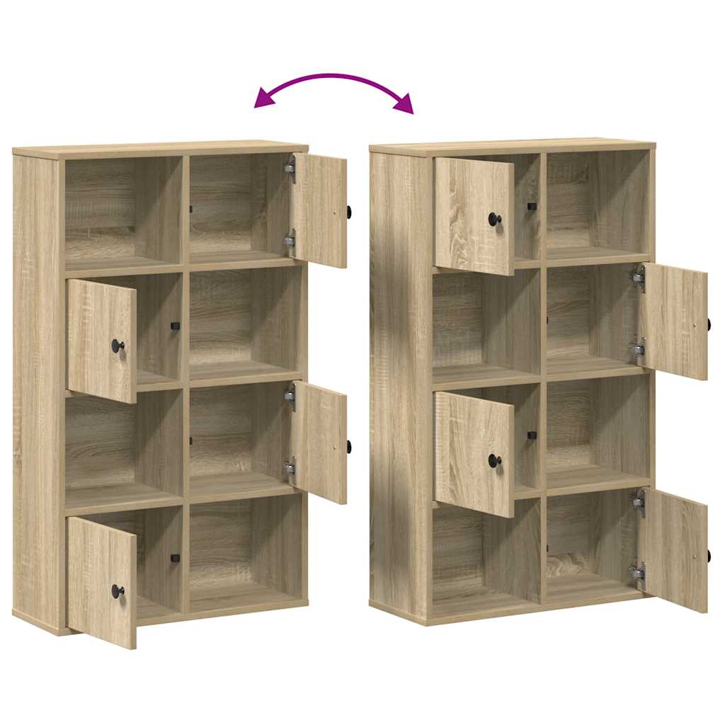 Libreria Rovere Sonoma 60x24x101,5 cm in Legno Multistrato | homemem39