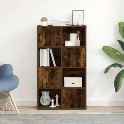 Libreria Rovere Fumo 60x24x101,5 cm in Legno Multistrato | homemem39
