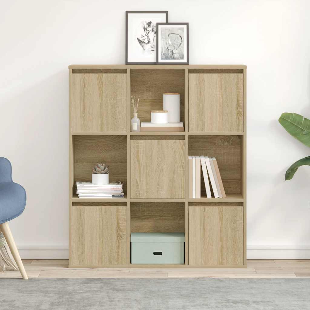 Libreria Rovere Sonoma 89x24x101,5 cm in Legno Multistrato | homemem39
