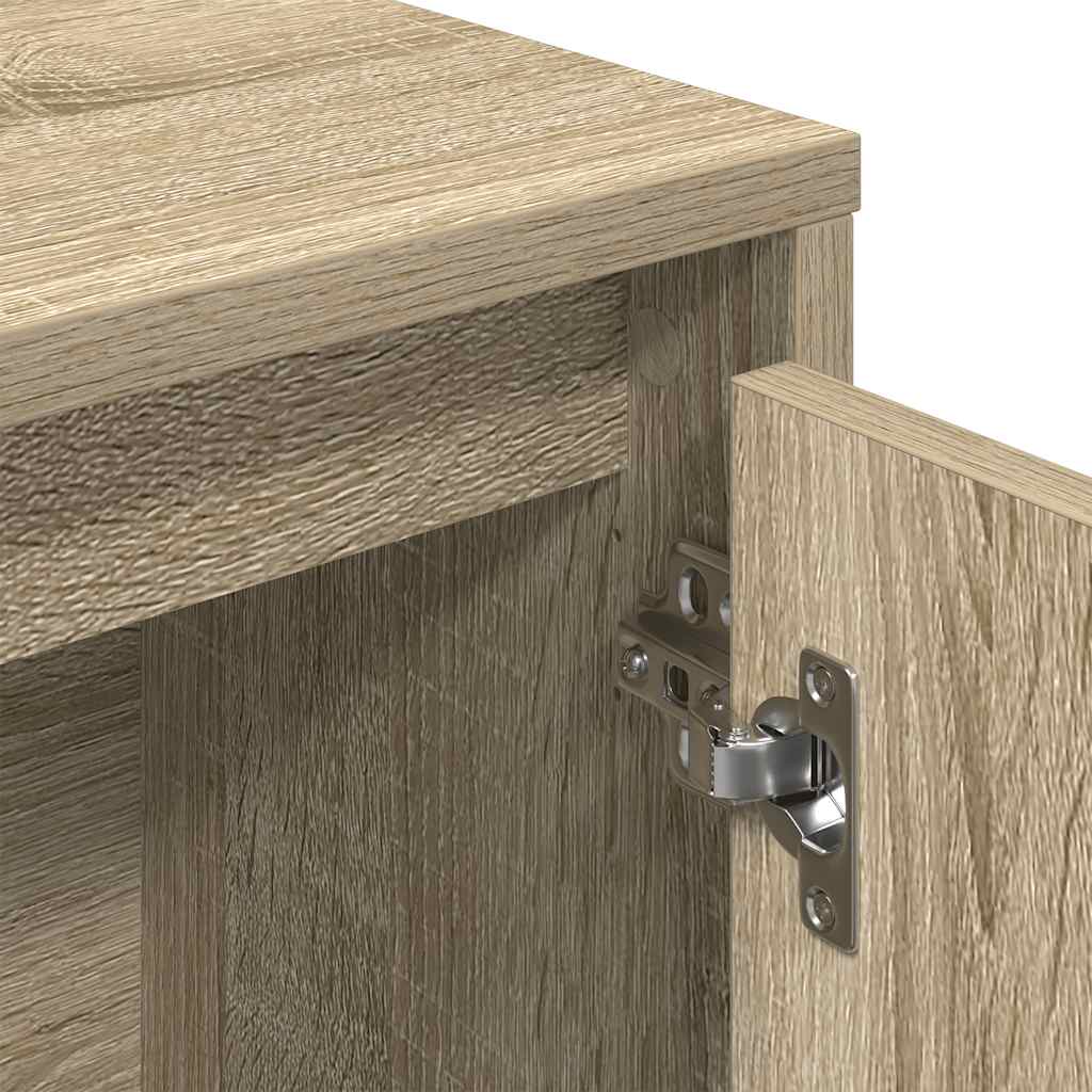 Libreria Rovere Sonoma 89x24x101,5 cm in Legno Multistrato | homemem39