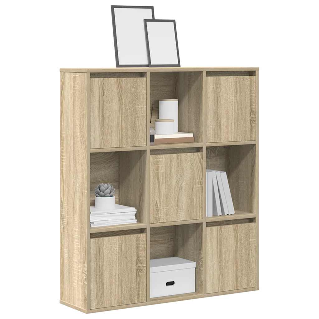Libreria Rovere Sonoma 89x24x101,5 cm in Legno Multistrato | homemem39