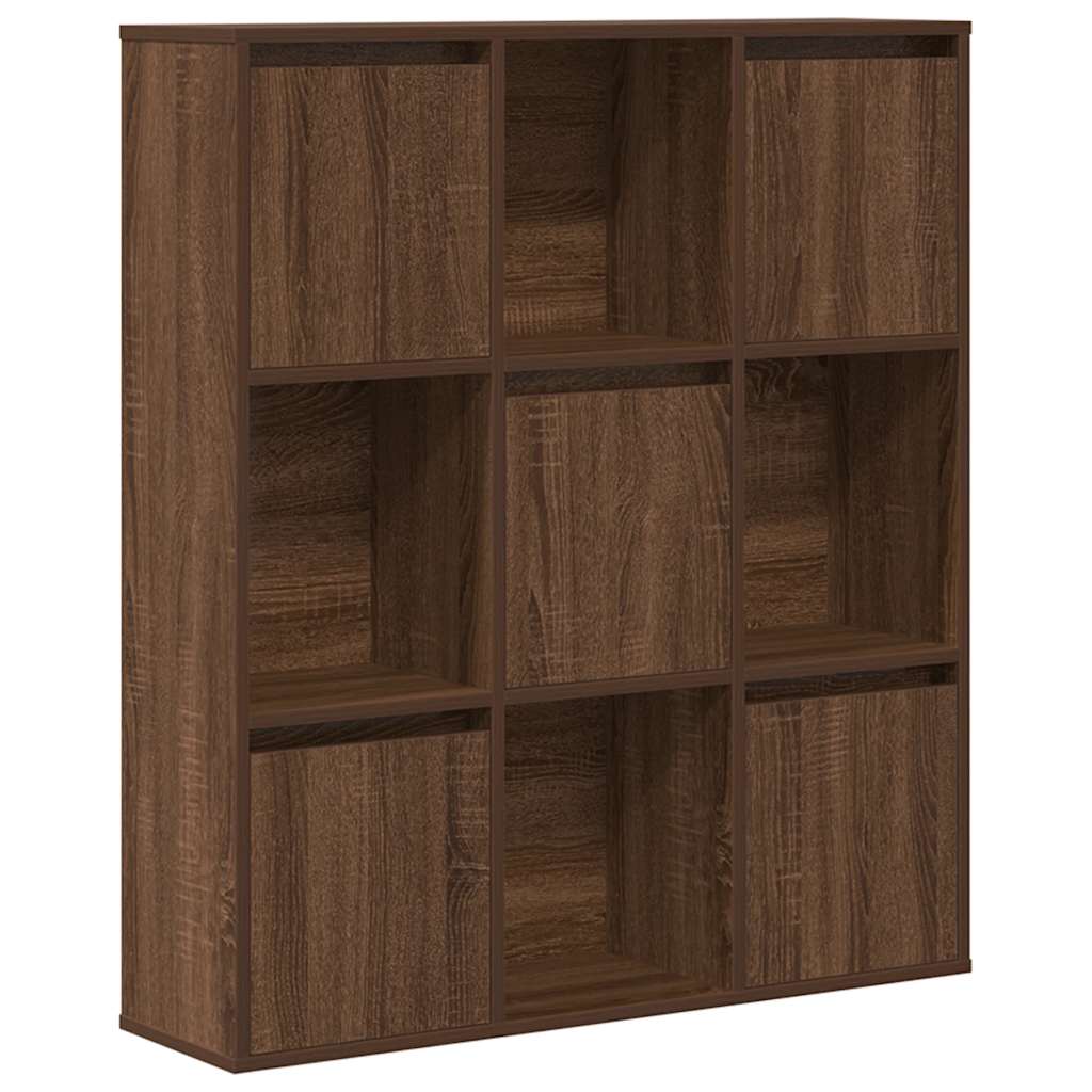 Libreria Rovere Marrone 89x24x101,5 cm in Legno Multistrato | homemem39
