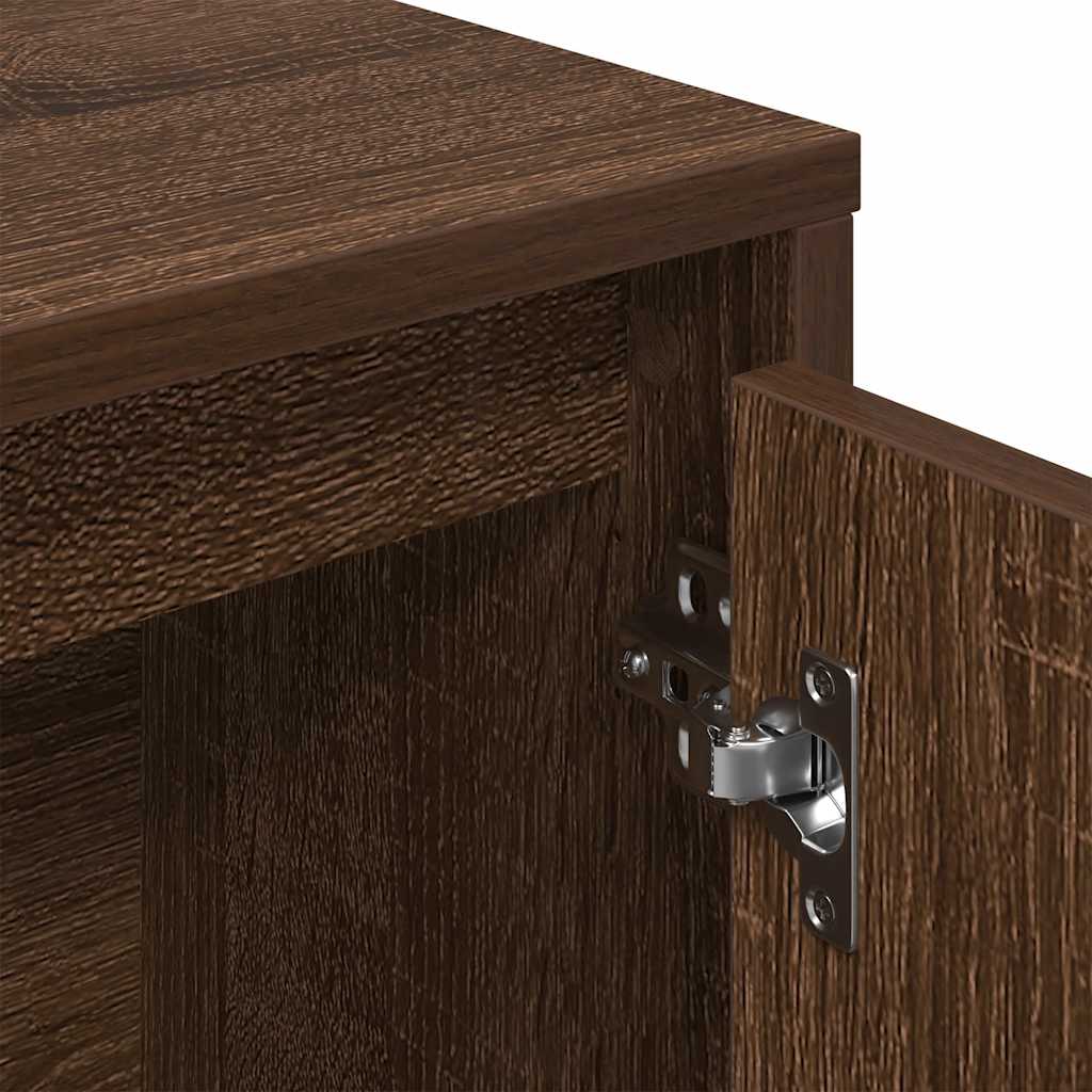 Libreria Rovere Marrone 89x24x101,5 cm in Legno Multistrato | homemem39