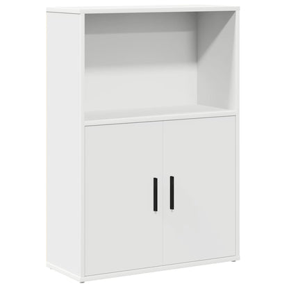 Libreria Bianca 60x24x85 cm in Legno Multistrato | homemem39