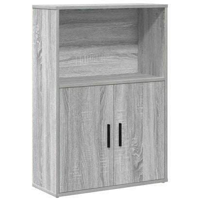 Libreria Grigio Sonoma 60x24x85 cm in Legno Multistrato | homemem39