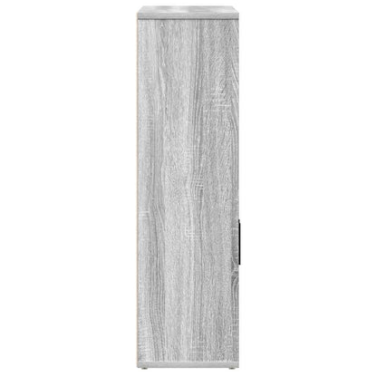 Libreria Grigio Sonoma 60x24x85 cm in Legno Multistrato | homemem39