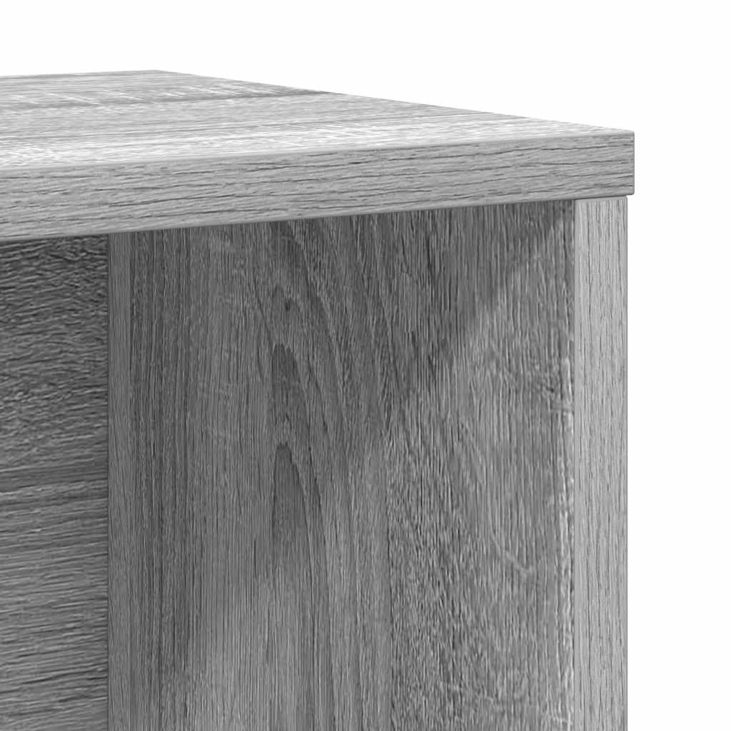 Libreria Grigio Sonoma 60x24x85 cm in Legno Multistrato | homemem39