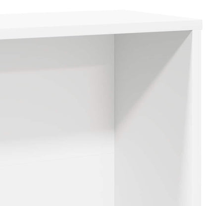 Libreria Bianca 60x24x120 cm in Legno Multistrato | homemem39