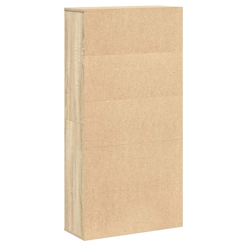 Libreria Rovere Sonoma 60x24x120 cm in Legno Multistrato | homemem39