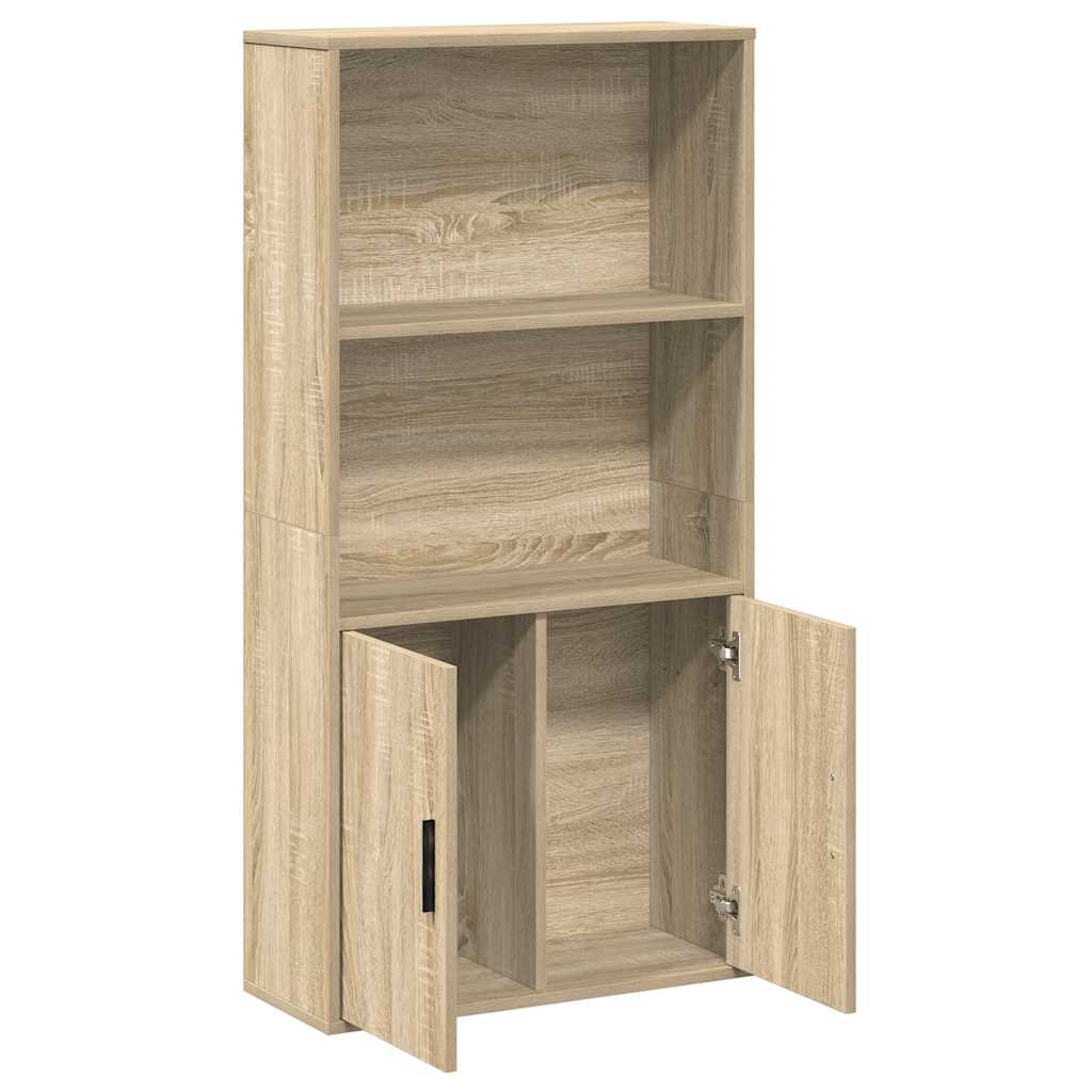 Libreria Rovere Sonoma 60x24x120 cm in Legno Multistrato | homemem39