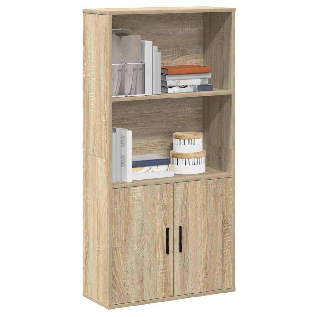 Libreria Rovere Sonoma 60x24x120 cm in Legno Multistrato | homemem39