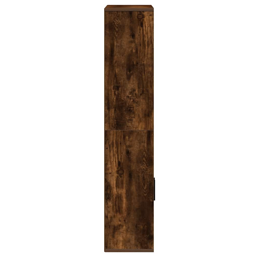 Libreria Rovere Fumo 60x24x120 cm in Truciolato | homemem39