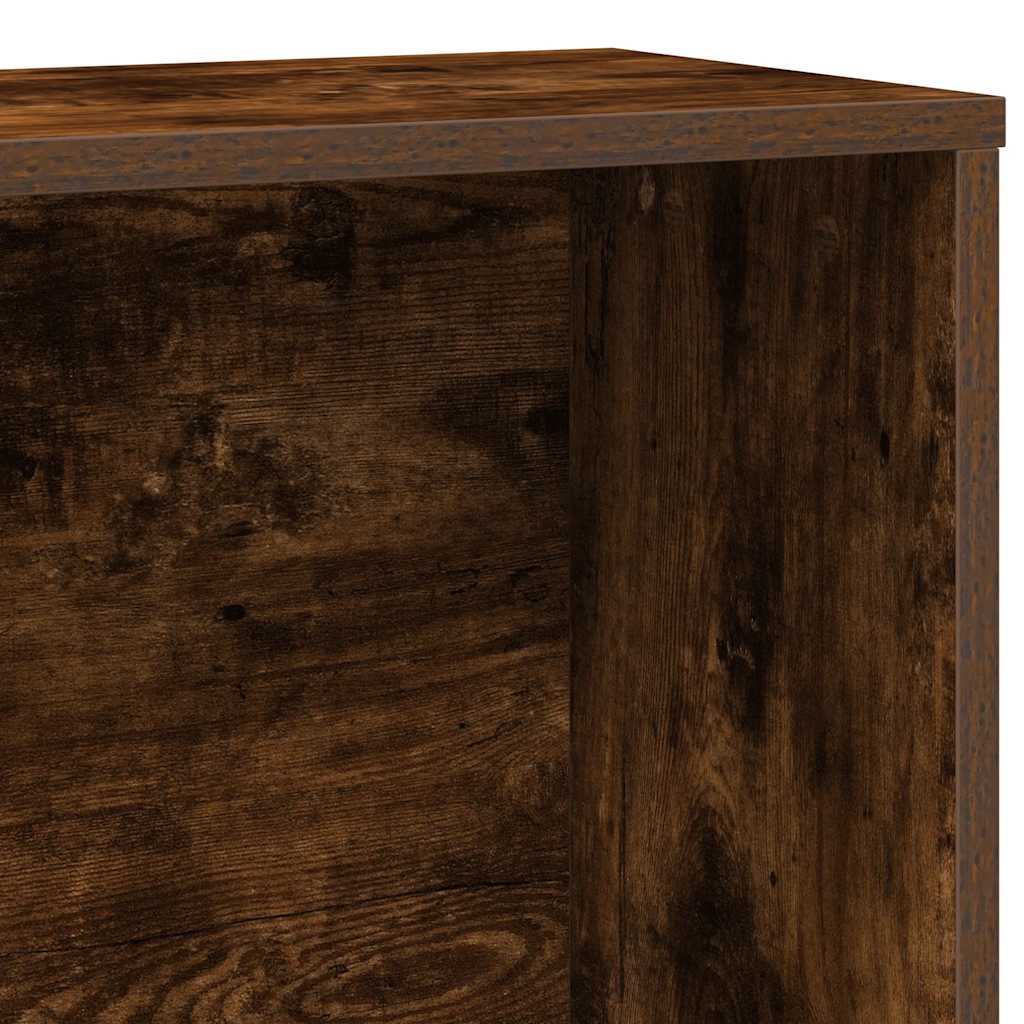 Libreria Rovere Fumo 60x24x120 cm in Truciolato | homemem39