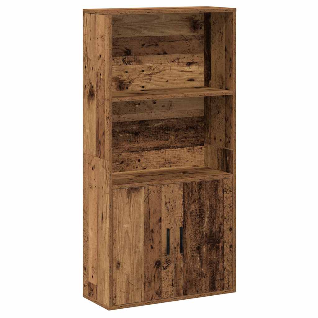 Libreria Legno Vecchio 60x24x120 cm in Legno Multistrato | homemem39