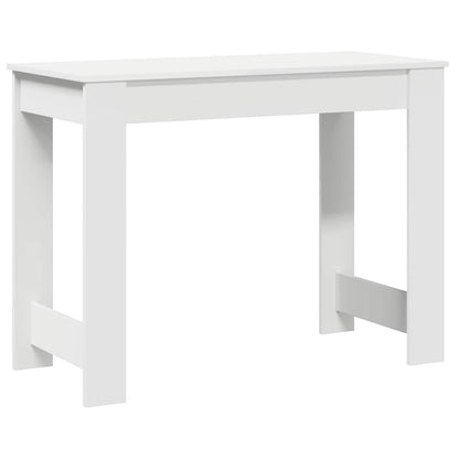 Scrivania Bianca 100x45x75 cm in Legno Multistrato - homemem39