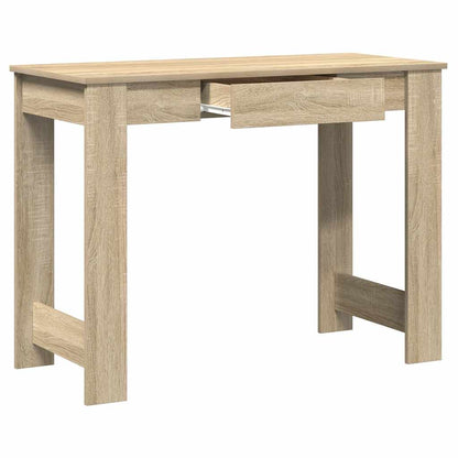Scrivania Rovere Sonoma 100x45x75 cm in Legno Multistrato - homemem39