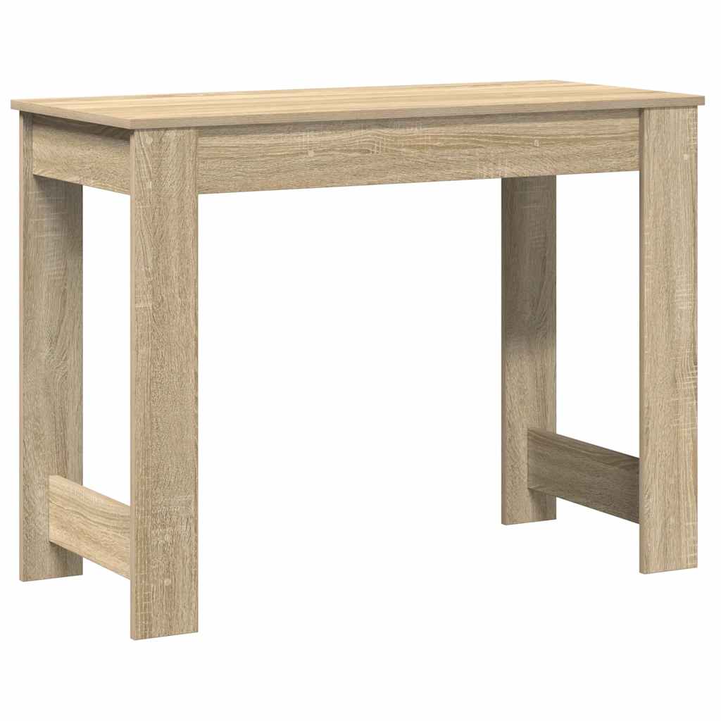 Scrivania Rovere Sonoma 100x45x75 cm in Legno Multistrato - homemem39