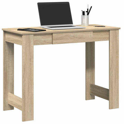 Scrivania Rovere Sonoma 100x45x75 cm in Legno Multistrato - homemem39
