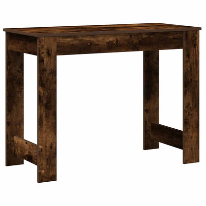 Scrivania Rovere Fumo 100x45x75 cm in Legno Multistrato - homemem39