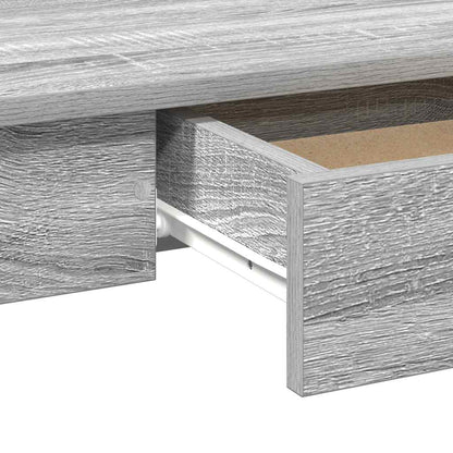 Scrivania Grigio Sonoma 100x45x75 cm in Legno Multistrato | homemem39