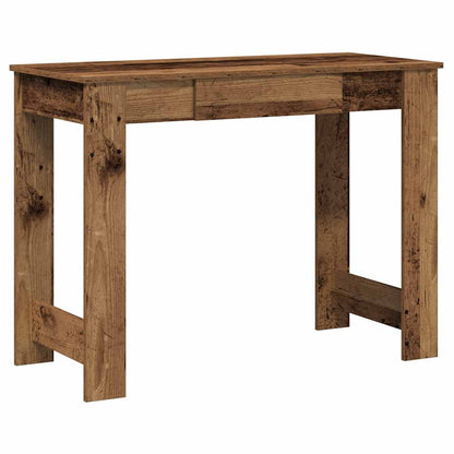 Scrivania Legno Vecchio 100x45x75 cm in Legno Multistrato - homemem39