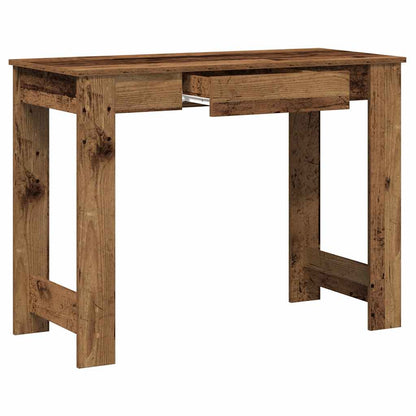 Scrivania Legno Vecchio 100x45x75 cm in Legno Multistrato - homemem39