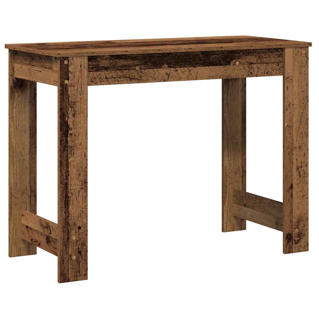 Scrivania Legno Vecchio 100x45x75 cm in Legno Multistrato - homemem39