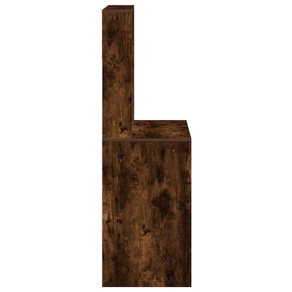 Scrivania Mensole Rovere Fumo 100x45x140 cm Legno Multistrato - homemem39