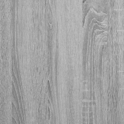 Scrivania Mensole Grigio Sonoma 100x45x140 cm Legno Multistrato - homemem39
