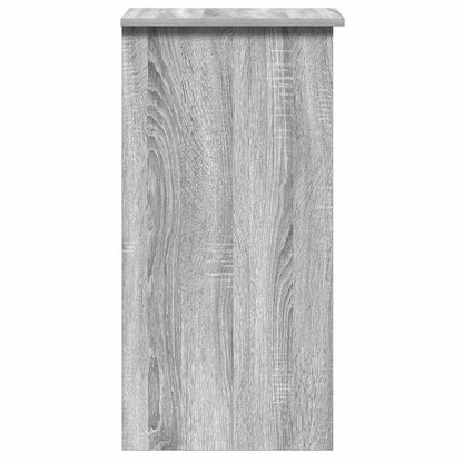 Scrivania Mensole Grigio Sonoma 84x40x78 cm Legno Multistrato | homemem39