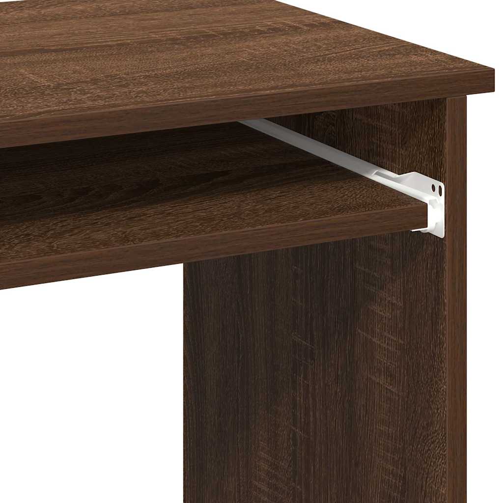 Scrivania Mensole Rovere Marrone 84x40x78 cm Legno Multistrato | homemem39