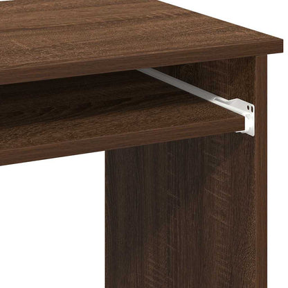 Scrivania Mensole Rovere Marrone 84x40x78 cm Legno Multistrato | homemem39