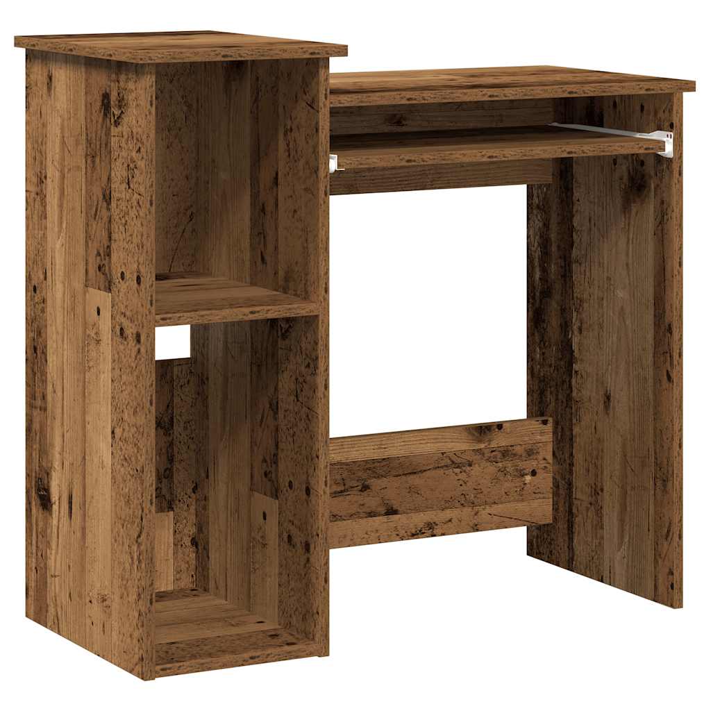 Scrivania Mensole Legno Vecchio 84x40x78 cm Legno Multistrato - homemem39