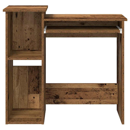 Scrivania Mensole Legno Vecchio 84x40x78 cm Legno Multistrato - homemem39