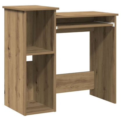 Scrivania Mensole Rovere Artigianale 84x40x78 cm Truciolato - homemem39