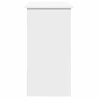 Scrivania Bianca 80x40x75 cm in Legno Multistrato | homemem39
