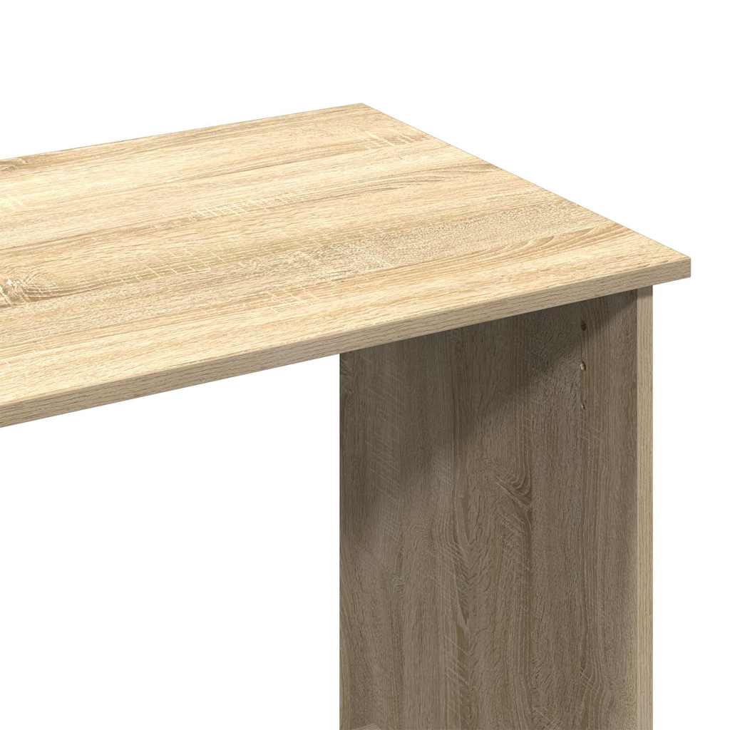 Scrivania Rovere Sonoma 80x40x75 cm in Legno Multistrato - homemem39