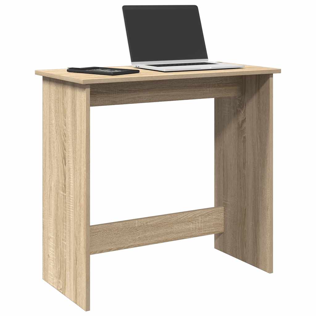 Scrivania Rovere Sonoma 80x40x75 cm in Legno Multistrato - homemem39