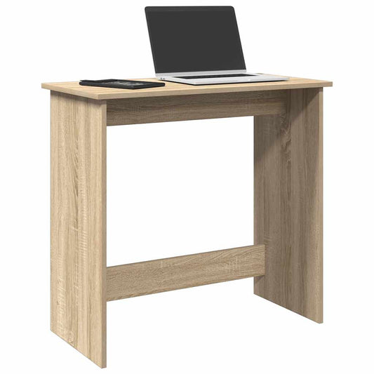 Scrivania Rovere Sonoma 80x40x75 cm in Legno Multistrato - homemem39