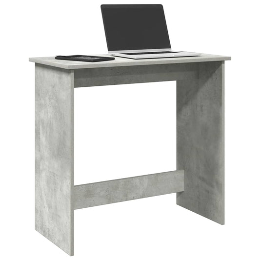 Scrivania Grigio Cemento 80x40x75 cm in Legno Multistrato - homemem39