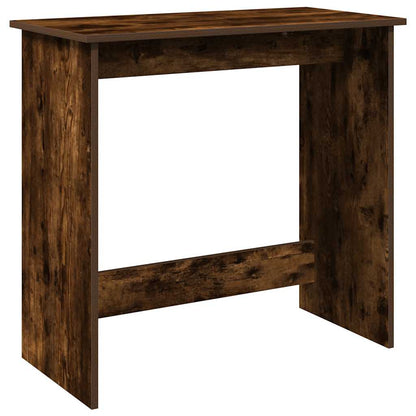 Scrivania Rovere Fumo 80x40x75 cm in Legno Multistrato - homemem39