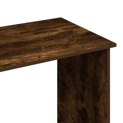Scrivania Rovere Fumo 80x40x75 cm in Legno Multistrato | homemem39