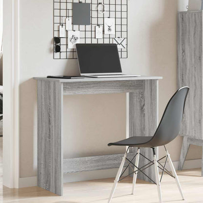 Scrivania Grigio Sonoma 80x40x75 cm in Legno Multistrato - homemem39