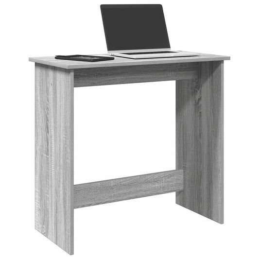 Scrivania Grigio Sonoma 80x40x75 cm in Legno Multistrato - homemem39