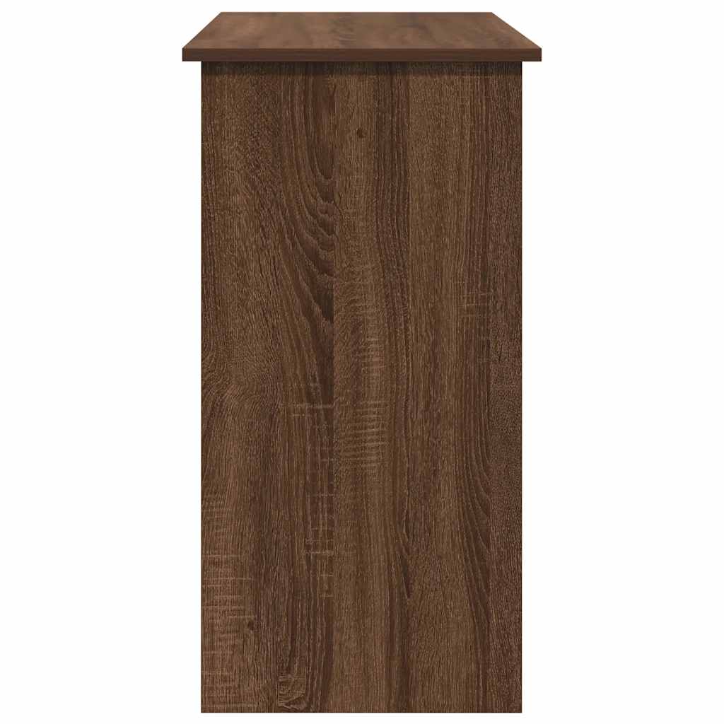 Scrivania Rovere Marrone 80x40x75 cm in Legno Multistrato - homemem39