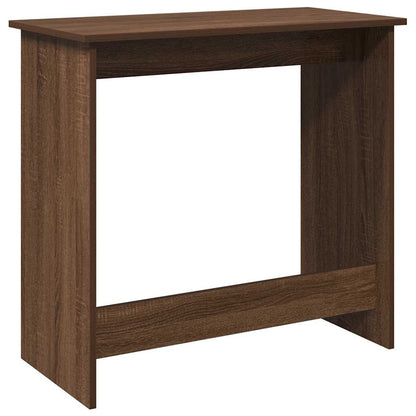 Scrivania Rovere Marrone 80x40x75 cm in Legno Multistrato - homemem39