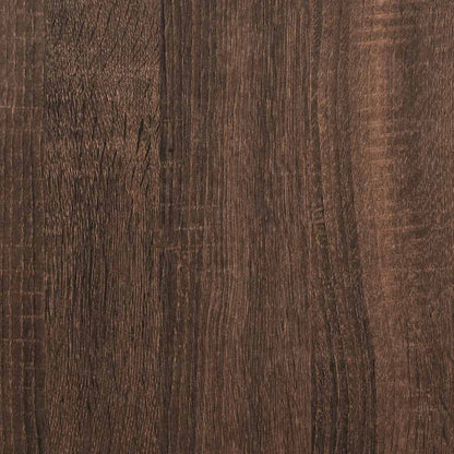 Scrivania Rovere Marrone 80x40x75 cm in Legno Multistrato - homemem39