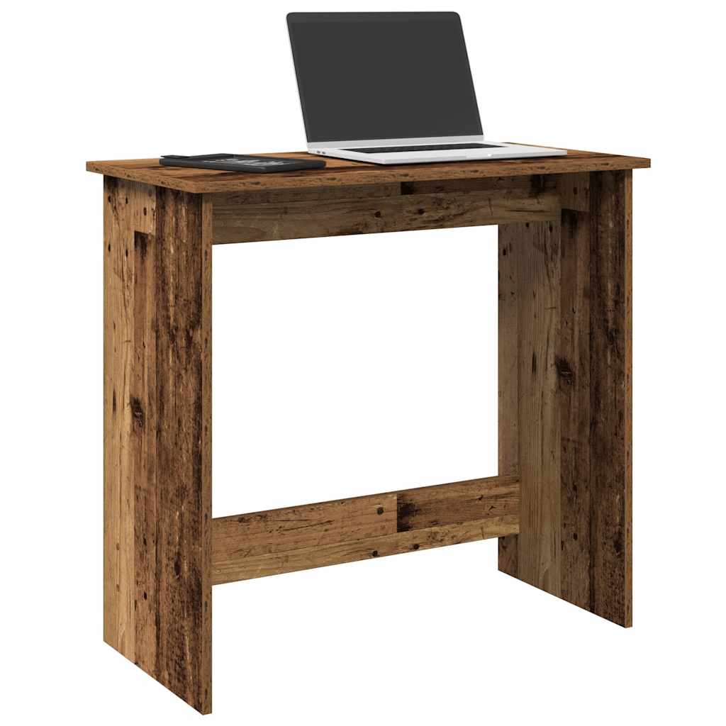 Scrivania Legno Antico 80x40x75 cm in Truciolato - homemem39