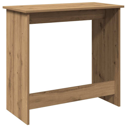 Scrivania Rovere Artigianale 80x40x75 cm in Legno Multistrato - homemem39