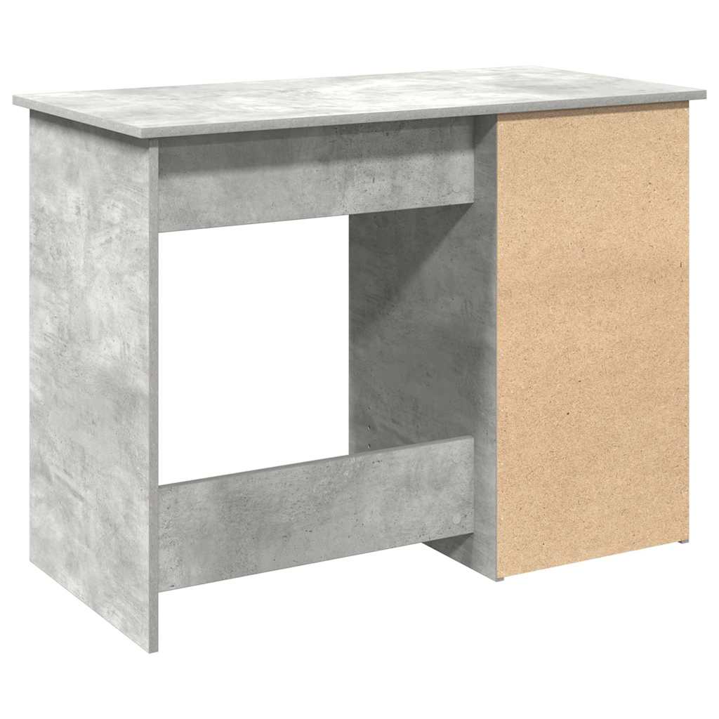 Scrivania Grigio Cemento 102x50x75 cm in Legno Multistrato | homemem39